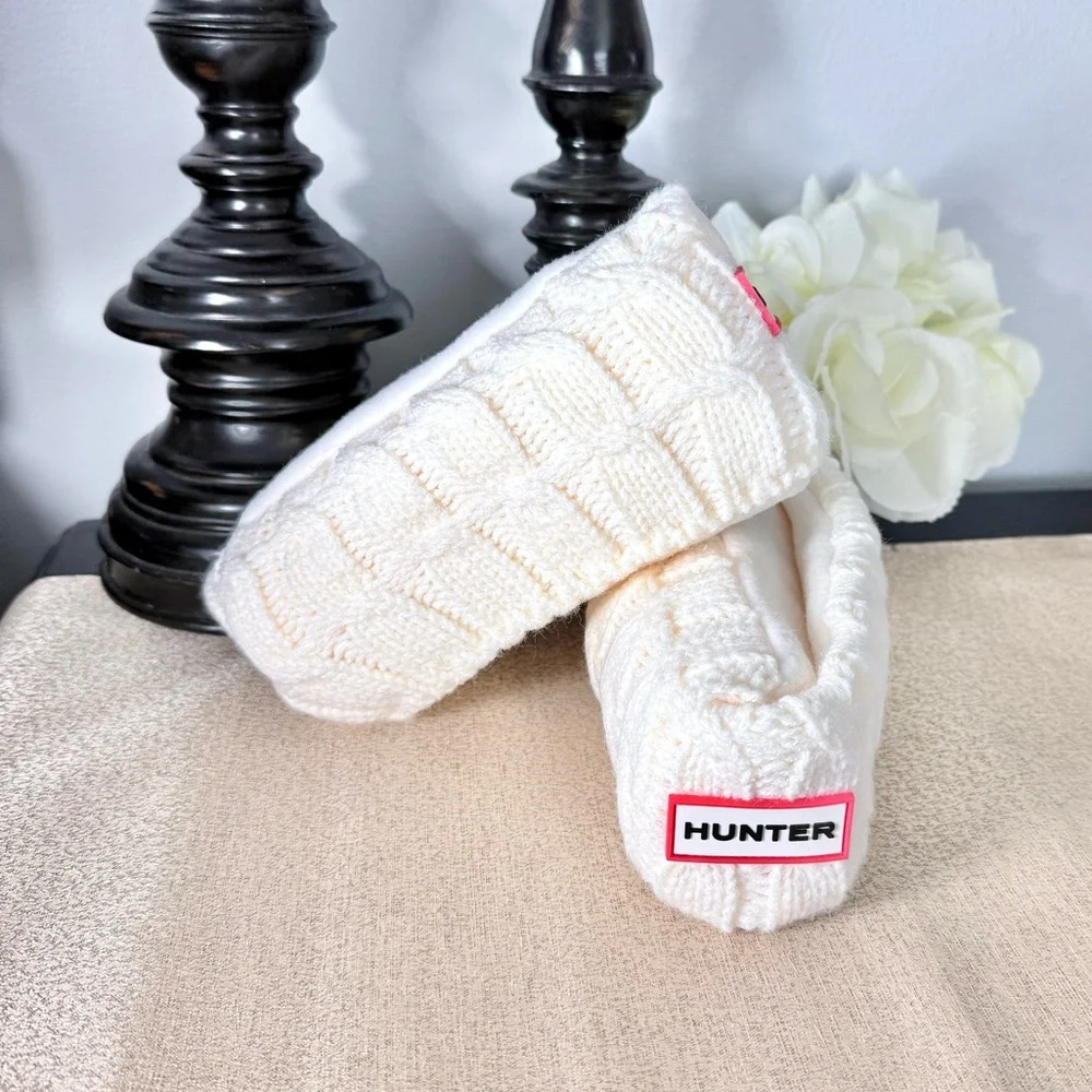 NWT Hunter Cable Knit Cuff Tall Boot Socks